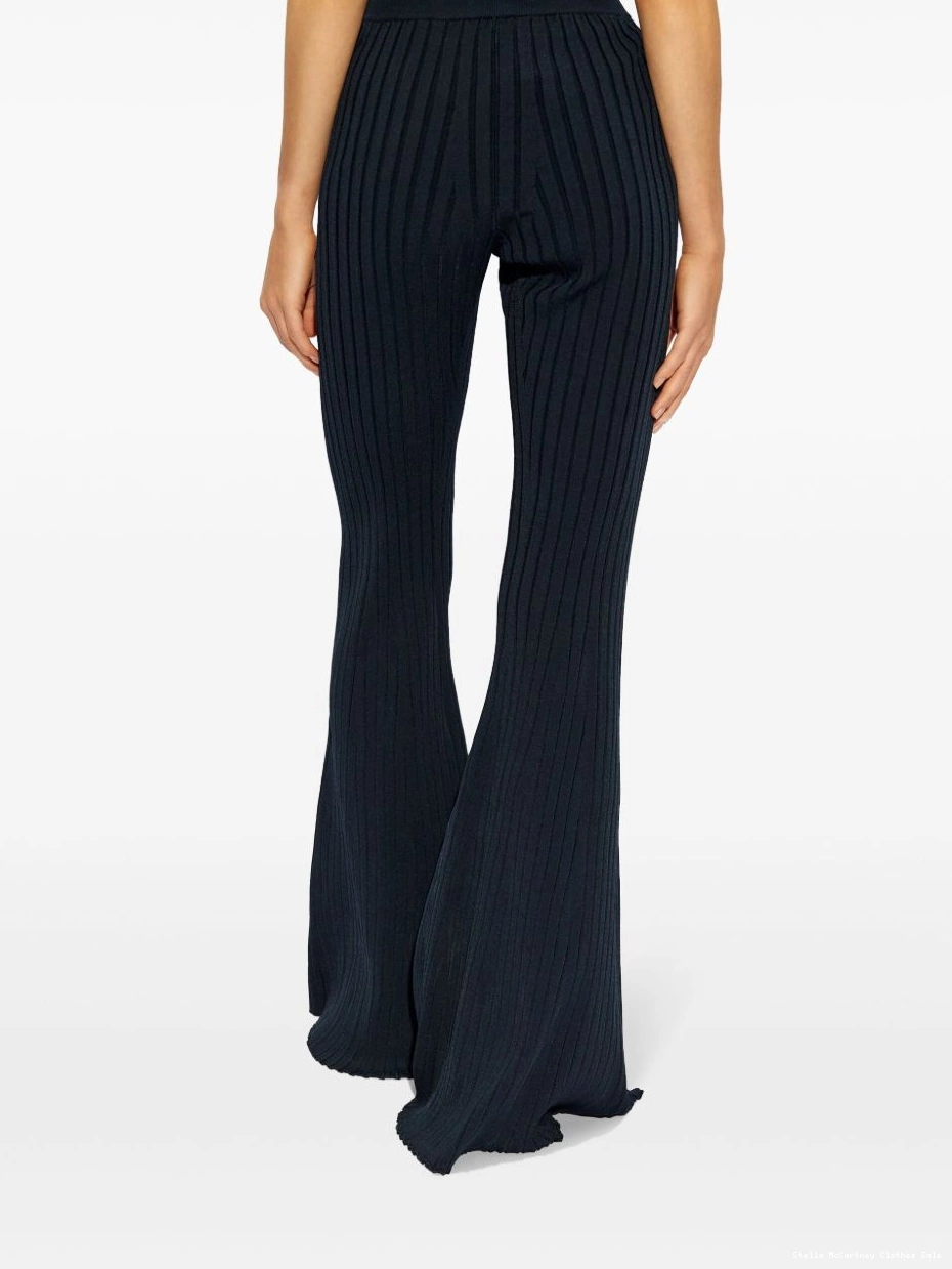 Affordable Women flared McCartney ribbed-knit Stella leggings 0422